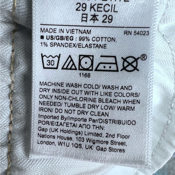 Gap High Rise Cheeky Distressed Denim Jean Shorts Size 29 Casual - Picture 12 of 13